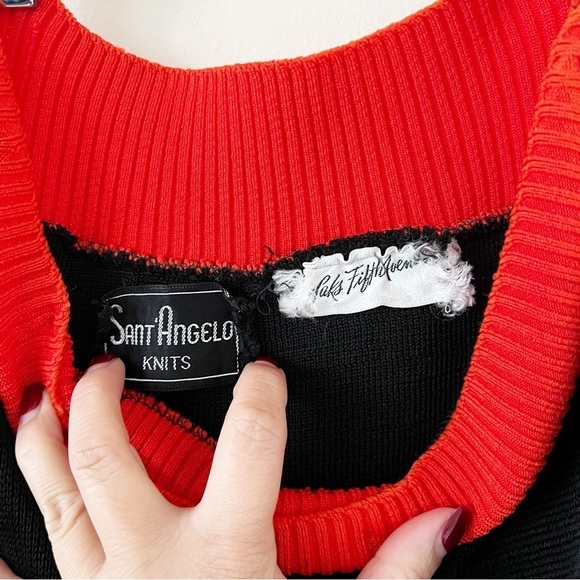 Giorgio di Sant' Angelo Biplane Intarsia Knit Maxi Dress - Picture 8 of 10